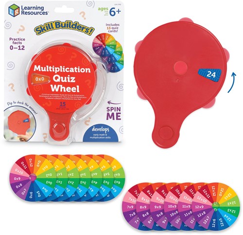 Learning Resources educatief spel Skill Builders Multiplication Quiz Wheel