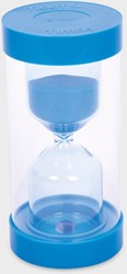 TickiT zandloper speelgoed ColourBright 5 minuten blauw