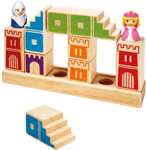 Smart Games houten denkspel Camelot Jr - 48 opdrachten - puzzelspel-2