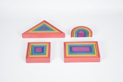 TickiT Tickit Regenboog Houten Architect Set