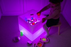 TickiT Tickit Sensorische Kubus Watertafel met Sfeerverlichting